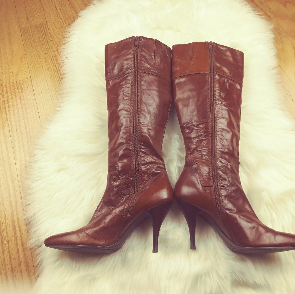 Nine West dark brown boots